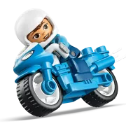 Image : LEGO DUPLO Town 10471 La moto de police bleue
