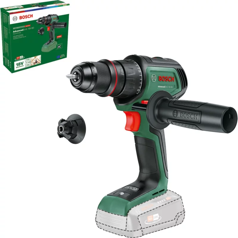Image : Bosch AdvancedDrill 18V-80 QuickSnap 06039E2000 - Perceuse visseuse sans fil