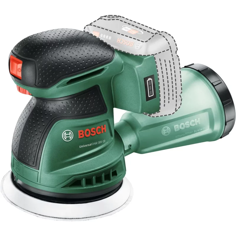 Image : Bosch UniversalOrbit 18V-20 ( sans batterie) - Ponceuse excentrique sans fil 06033E4100