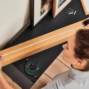 Image : Bosch Atino ligne 2.2 m + ruban 2 m - Mètre laser ligne 0603663A03