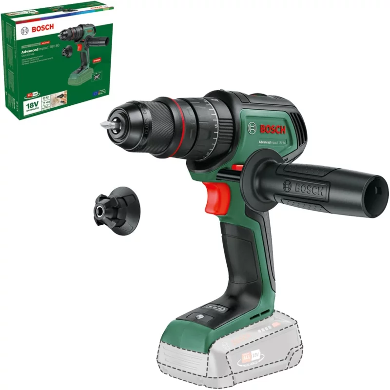 Image : Bosch Advanced impact 18V-80 Quick - Perceuse à percussion 06039E2100