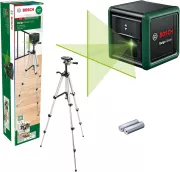 BOSCH Quigo Green avec trépied - Niveau laser à lignes vertes 0603663C04