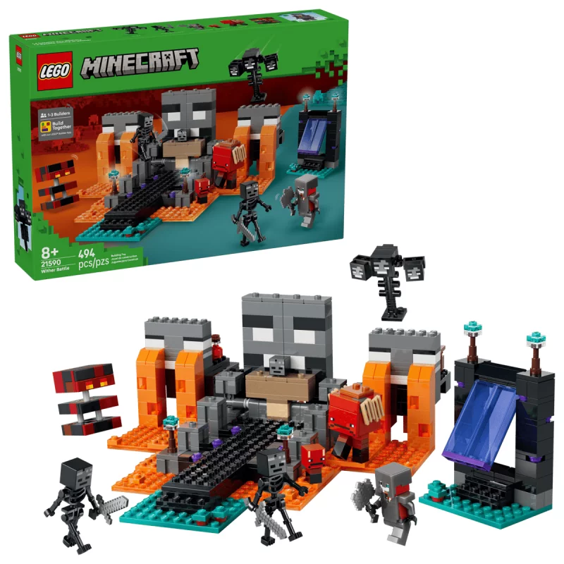 Image : LEGO 21590 La bataille du Wither Minecraft