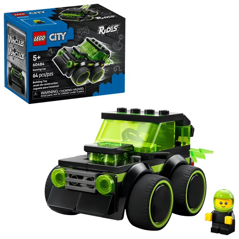Image : LEGO 60484 La voiture de course de jeu vidéo City