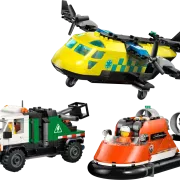 LEGO 60505 Avion camion d'assistance et aéroglisseur modulable City