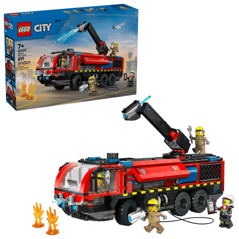Image : LEGO 60499 Le camion de pompiers de l'aéroport City