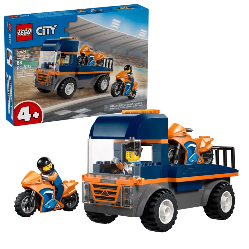 Image : LEGO 60491 Le transporteur de motos City