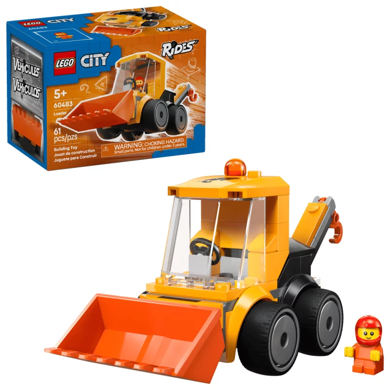 Image : LEGO City 60483 Véhicules - La chargeuse de chantier