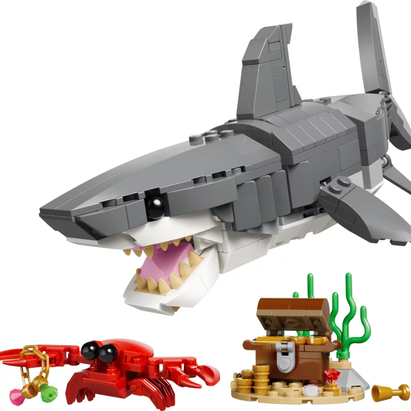 Image : LEGO 31381 Le redoutable requin et le coffre au trésor Creator 3-en-1