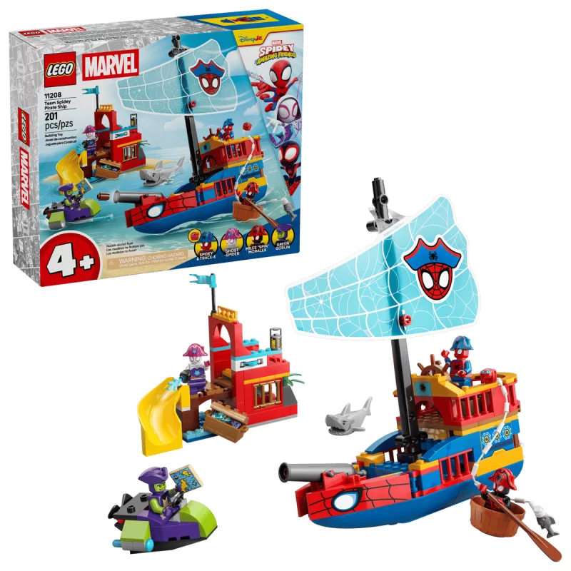 Image : LEGO 11208 Le bateau pirate de l'équipe Spidey