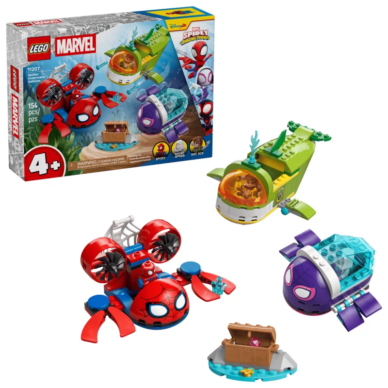 Image : LEGO 11207 Spidey : les véhicules sous-marins