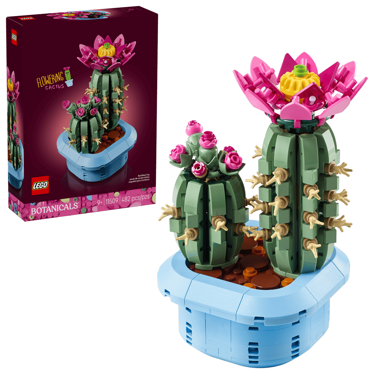 Image : LEGO 11509 Cactus fleuri Botanicals