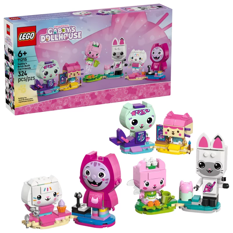 Image : LEGO 11215 Les Gabbychats en briques Gabby's Dollhouse