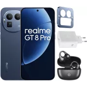 REALME Pack GT8 Pro 512Go Bleu + Charger + BudsClip