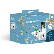 FUJIFILM Intax Mini 12 Blanc Pack cadeau - Appareil photo Instantané