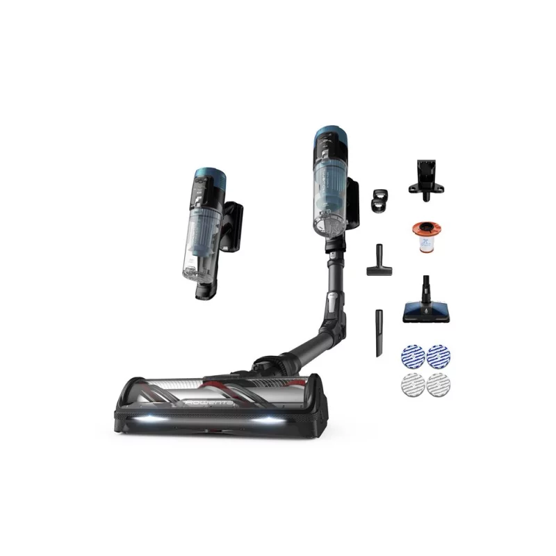 Image : Rowenta RH9BC1WO X-Force Flex 14.80 Aqua - Aspirateur balai laveur sans fil