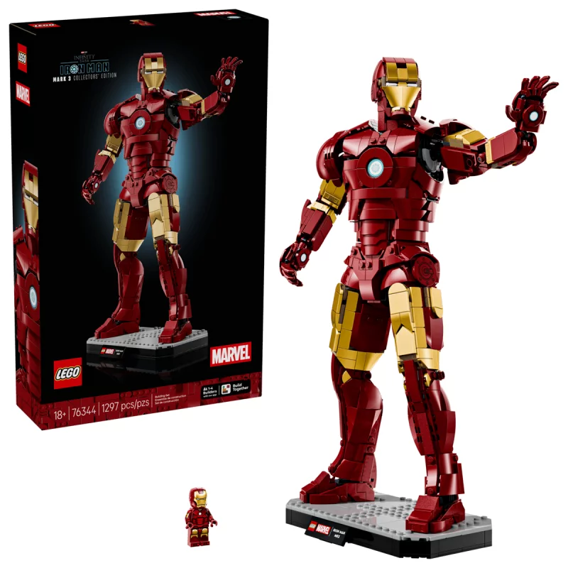 Image : LEGO 76344 Iron Man Mark 3 Édition Collector Marvel