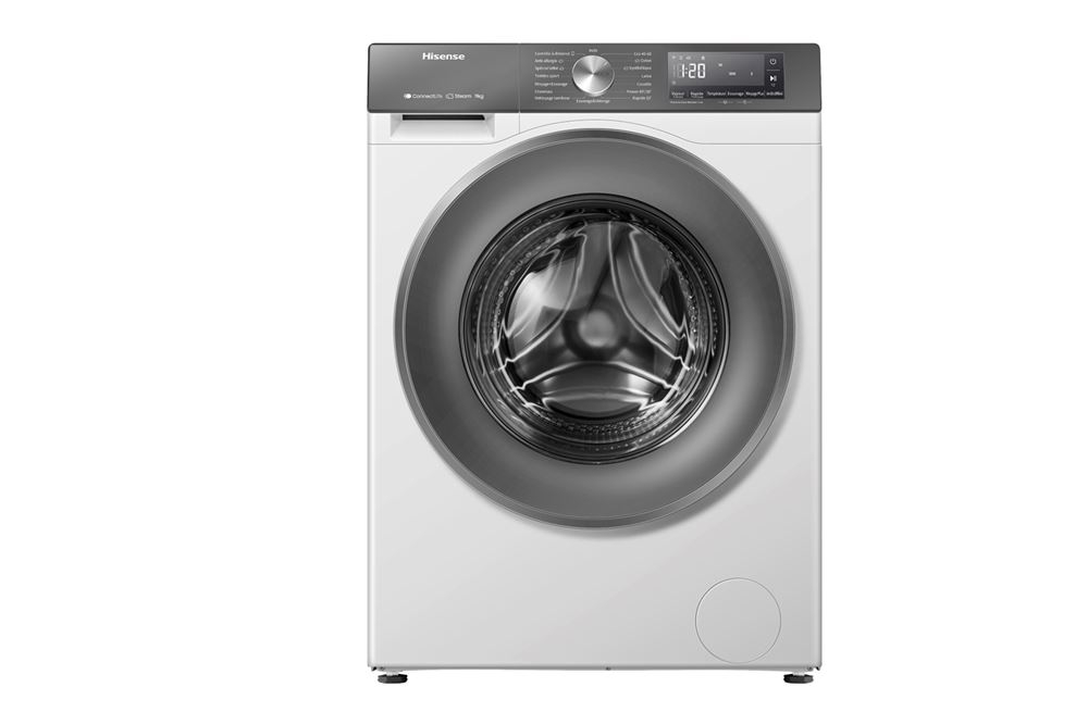 Image : HISENSE W9043BWS3S - Lave-linge hublot