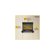 Image : WHIRLPOOL WCT7A9PHTSBF - Micro ondes combiné