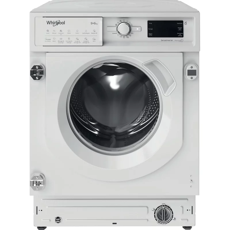 Image : WHIRLPOOL BIWDWG96146FR - Lave linge séchant hublot encastrable