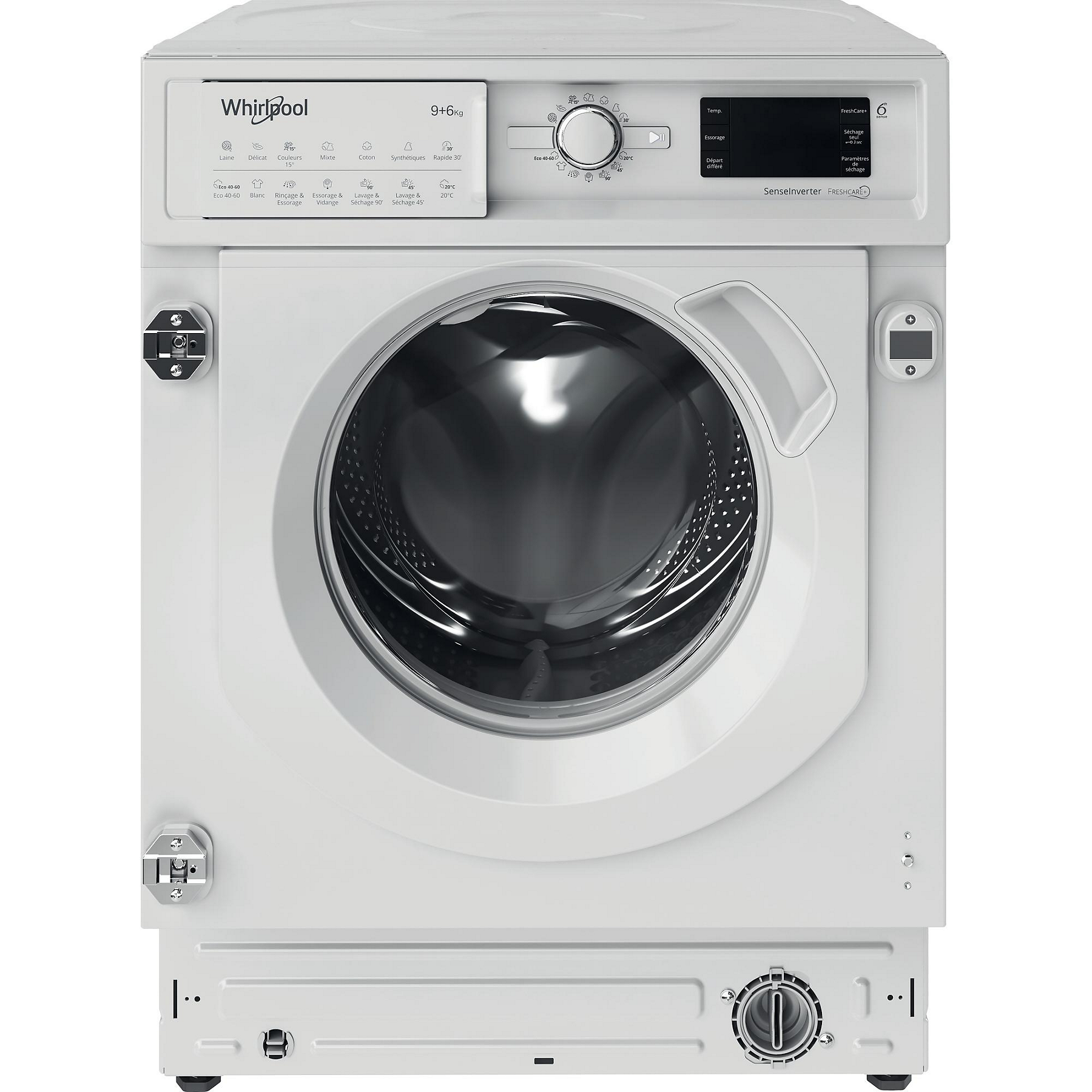 Image : WHIRLPOOL BIWDWG96146FR - Lave linge séchant hublot encastrable