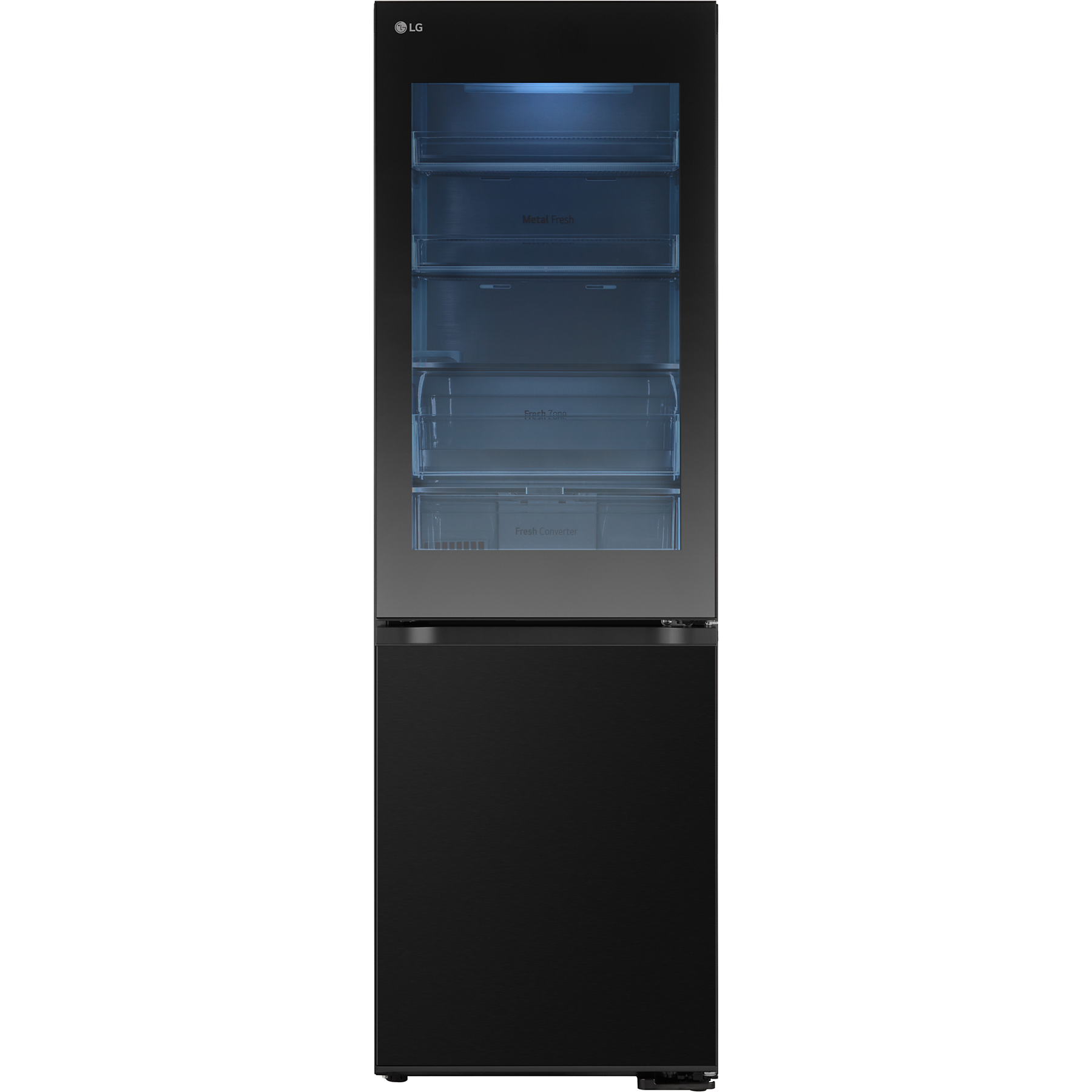 Image : LG GBG5160CEV  InstaView - Réfrigérateur combiné