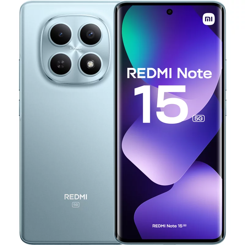 Image : XIAOMI REDMI Note 15 5G Bleu 8 GO + 256 GO
