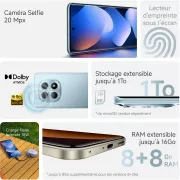 Image : XIAOMI REDMI Note 15 5G Noir 8 GO + 256 GO