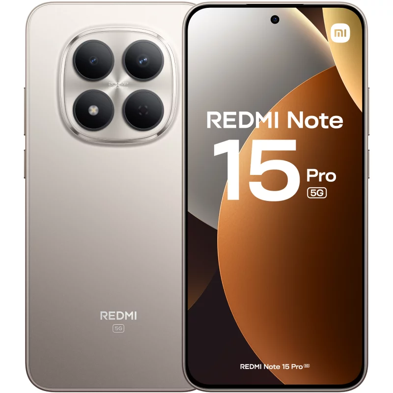 Image : XIAOMI REDMI Note 15 Pro 5G Gris Titane 8 GO + 256 GO