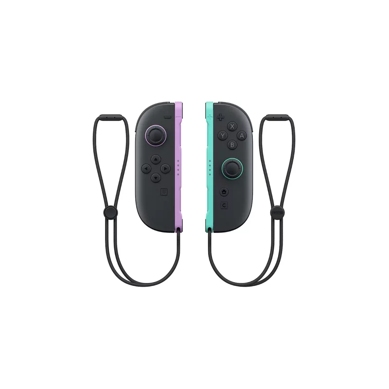 Image : Paire de manettes Nintendo Joy-Con 2 Violet clair et Vert clair pour Nintendo Switch 2