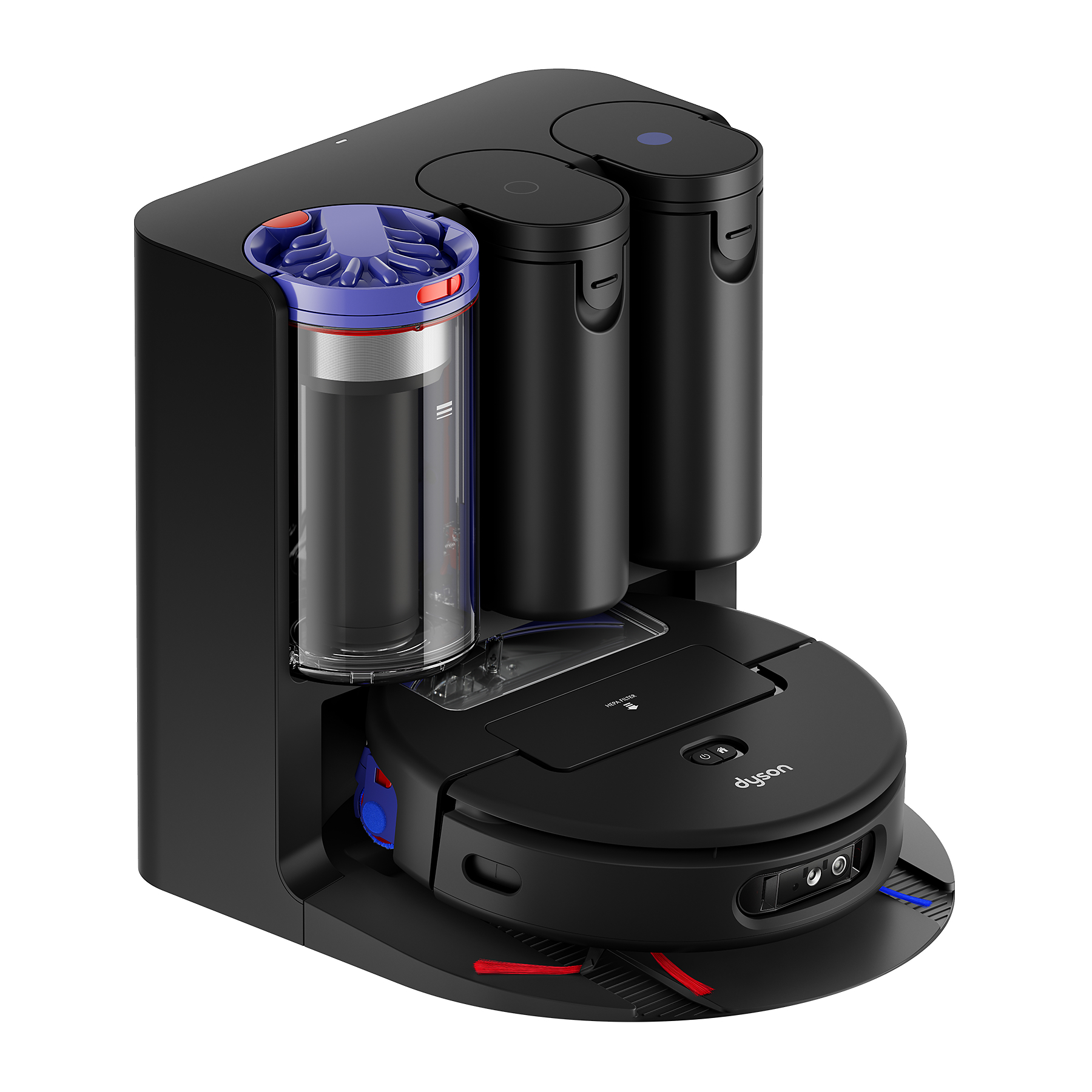 Image : Dyson Spot + Scrub AI Noir - Aspirateur robot