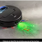 Image : Dyson Spot + Scrub AI Noir - Aspirateur robot