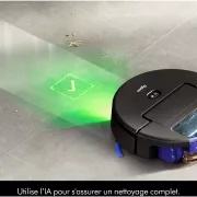 Image : Dyson Spot + Scrub AI Noir - Aspirateur robot