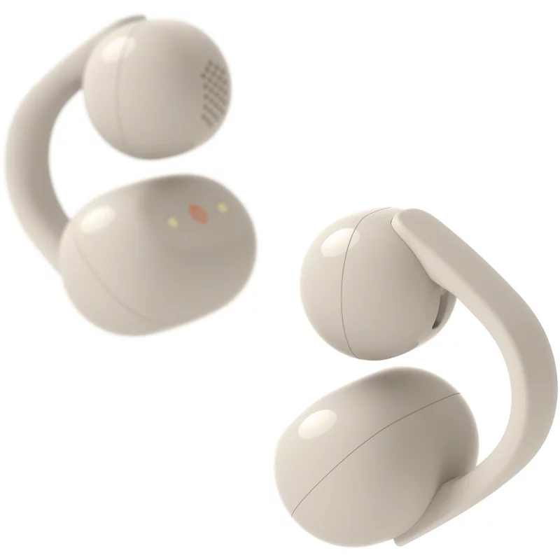 Image : SONY Linkbuds Clip Crème - Ecouteurs