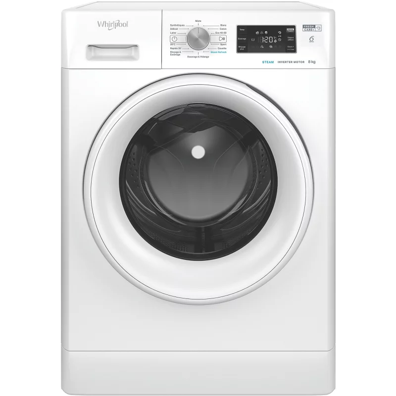 Image : WHIRLPOOL FFBS8489WVFR - Lave linge hublot