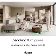 Image : DYSON PencilVac Fluffycones - Aspirateur balai