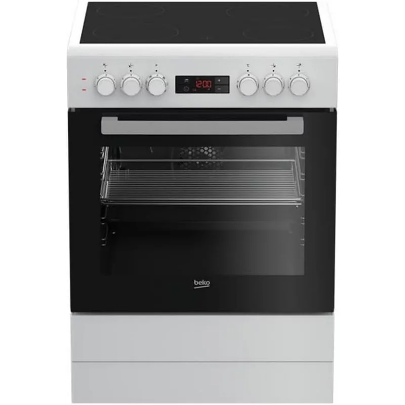 Image : BEKO FBE67300WCS - Cuisinière vitrocéramique