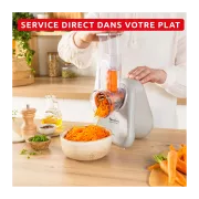 Image : MOULINEX électrique Fresh Express DK853BE0 - Rapeur trancheur