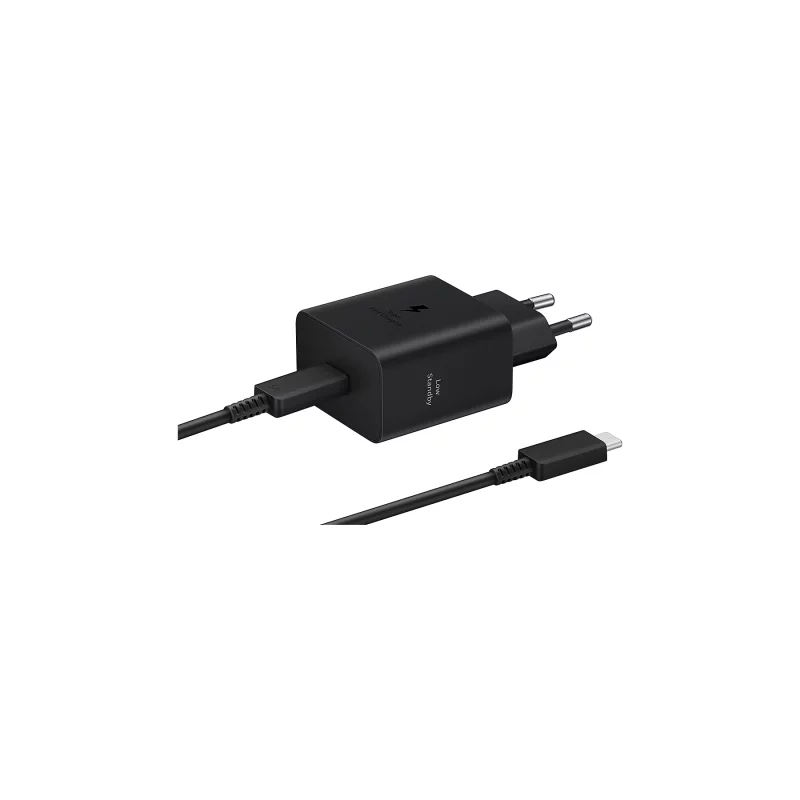 Image : Chargeur SAMSUNG USB-C 45W GaN +cable Noir EP-T4511XBEGEU
