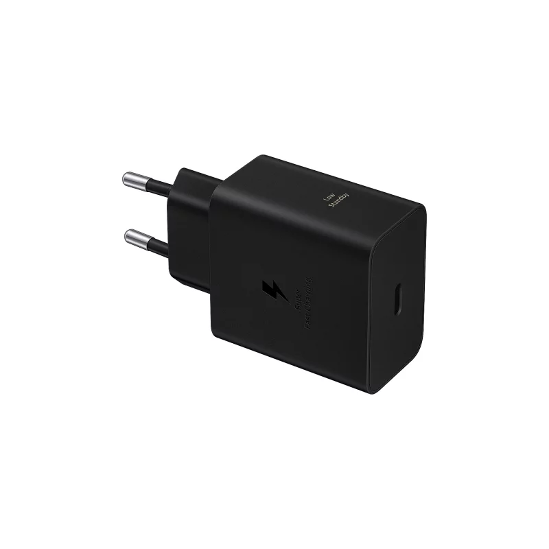 Image : Chargeur Samsung 60W USB-C Noir pour Galaxy S26 Ultra - EP-T6010NBEGWW