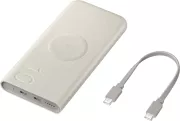 Image : SAMSUNG EB-U2510XUEGEU - Batterie externe 10000 mAh 25W Beige Qi2