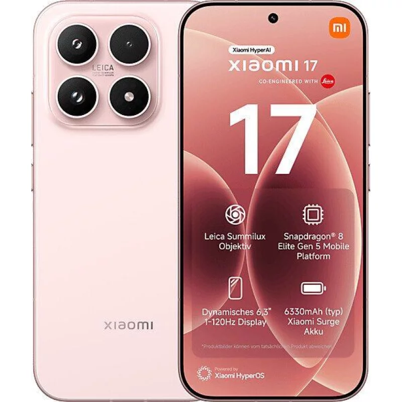 Image : Xiaomi 17 Rose 12 GO + 512 GO