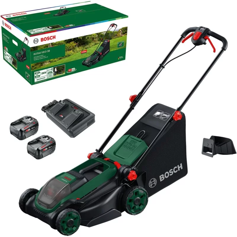 Image : Bosch Rotak 18V2-38 75mm - Tondeuse à gazon 4053423656794