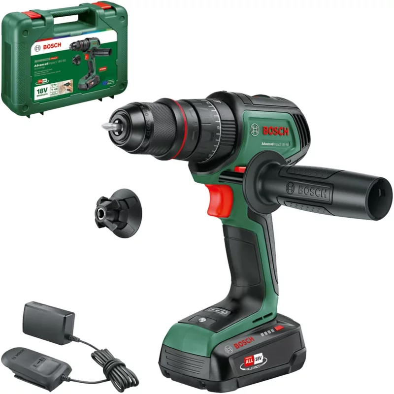 Image : BOSCH Perceuse à percussion advancedimpact 18v-80 quicksnap - 4053423239652