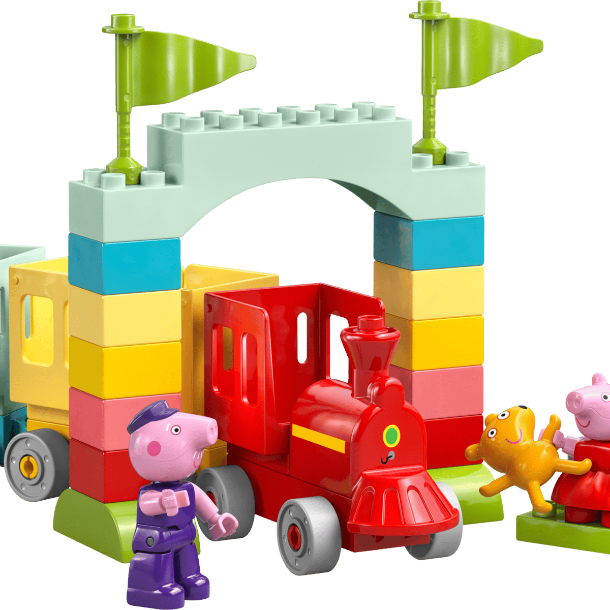 Image : LEGO DUPLO 10466 Le voyage en train avec Papy Pig - Peppa Pig