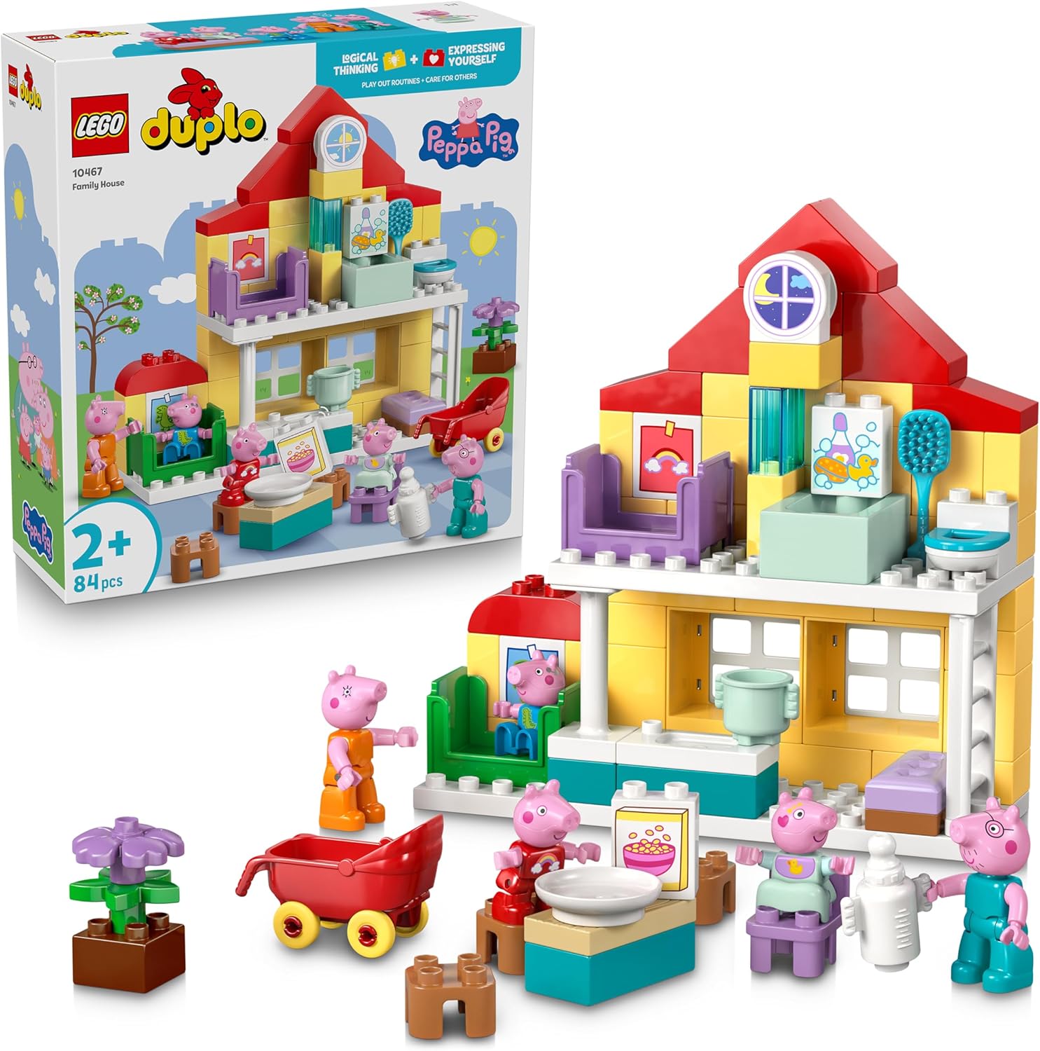 Image : LEGO DUPLO 10467 La maison familiale Peppa Pig