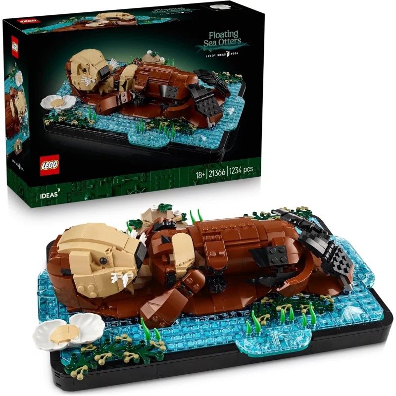 Image : LEGO 21366 Les loutres câlines - Ideas