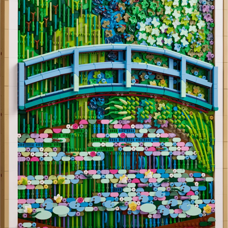 Image : LEGO 31220 Claude Monet: le bassin aux nymphéas harmonie verte Art