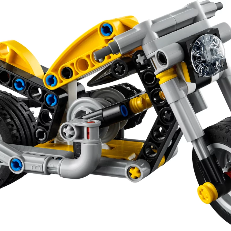 Image : LEGO 42225 Moto jaune - Technic