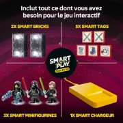 Image : LEGO 75427 SMART Play: duel dans la salle du trône et chasseur A-Wing - Star Wars